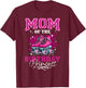 Mom of The Birthday Princess Girl Roller Skate Birthday Girl T-Shirt - T-Shirt | Maroon