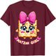 Matzah Girl Afikoman Happy Passover T-Shirt - T-Shirt | Maroon