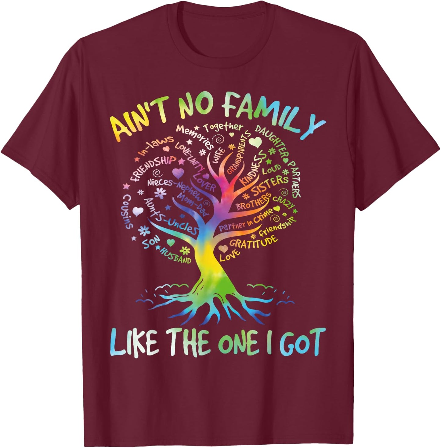 Ain't No Family Like The One I Got Matching Family Reunion T-Shirt - T-Shirt | Maroon