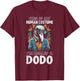 Dodo Costume Funny Dodobird Humor Retro Birds T-Shirt - T-Shirt | Maroon
