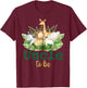 Soon To Be Uncle Jungle Animals Safari Baby Reveal T-Shirt - T-Shirt | Maroon