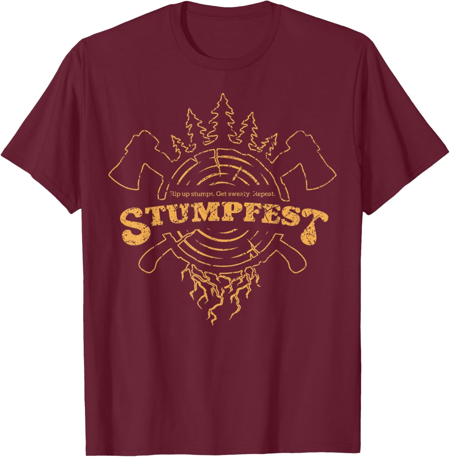 Retro Vintage Stumpfest Brisbane Gift Women T-Shirt - T-Shirt | Maroon
