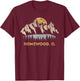 Homewood Illinois Mountain Sunset Sunrise IL T-Shirt - T-Shirt | Maroon