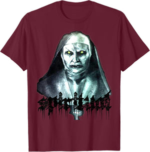 Zombie Nun demon "spiritual" T-Shirt - T-Shirt | Maroon