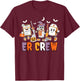 Retro ER Crew Emergency Room Emergency Department Halloween T-Shirt - T-Shirt | Maroon