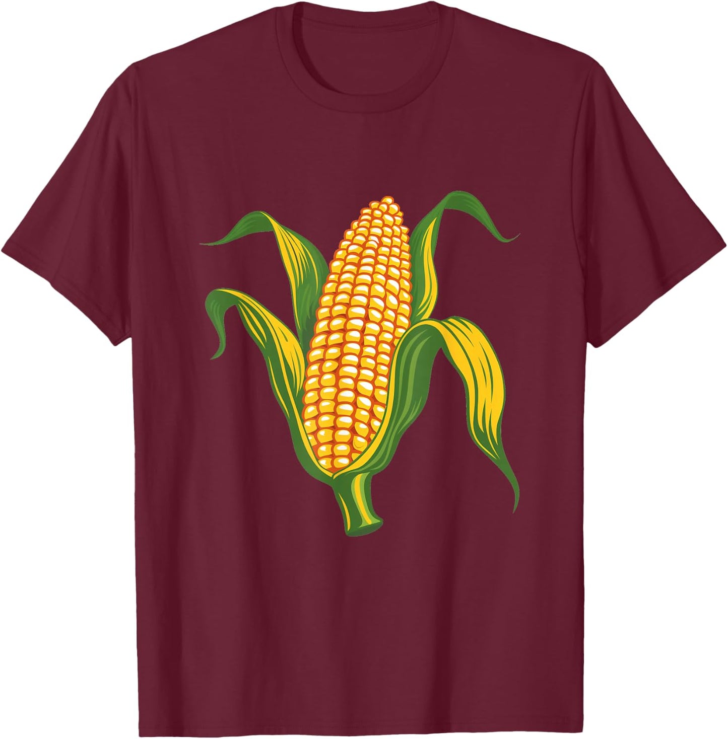 Corn on The cob T-Shirt - T-Shirt | Maroon