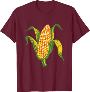 Corn on The cob T-Shirt - T-Shirt | Maroon