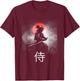 Japanese Samurai Warrior T-Shirt - T-Shirt | Maroon