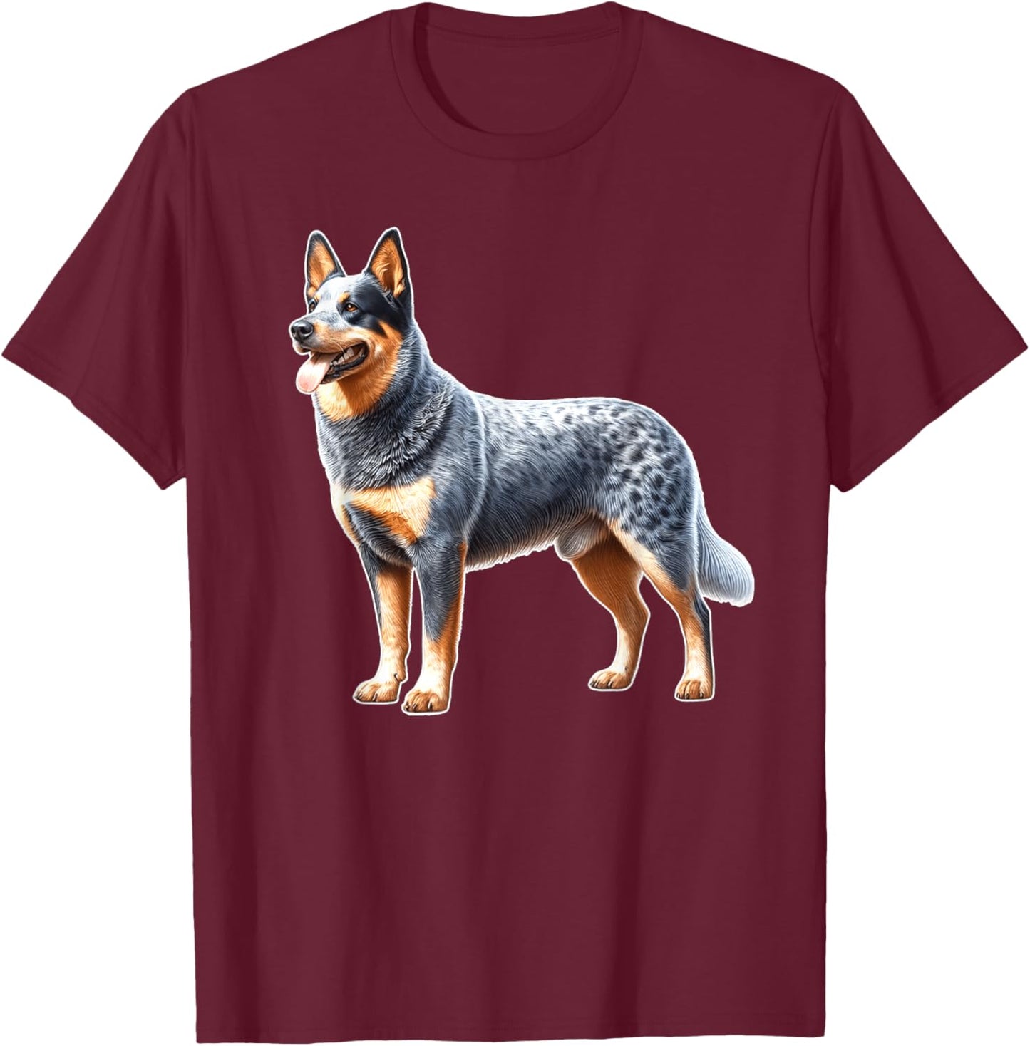 Australian Cattle Dog T-Shirt - T-Shirt | Maroon