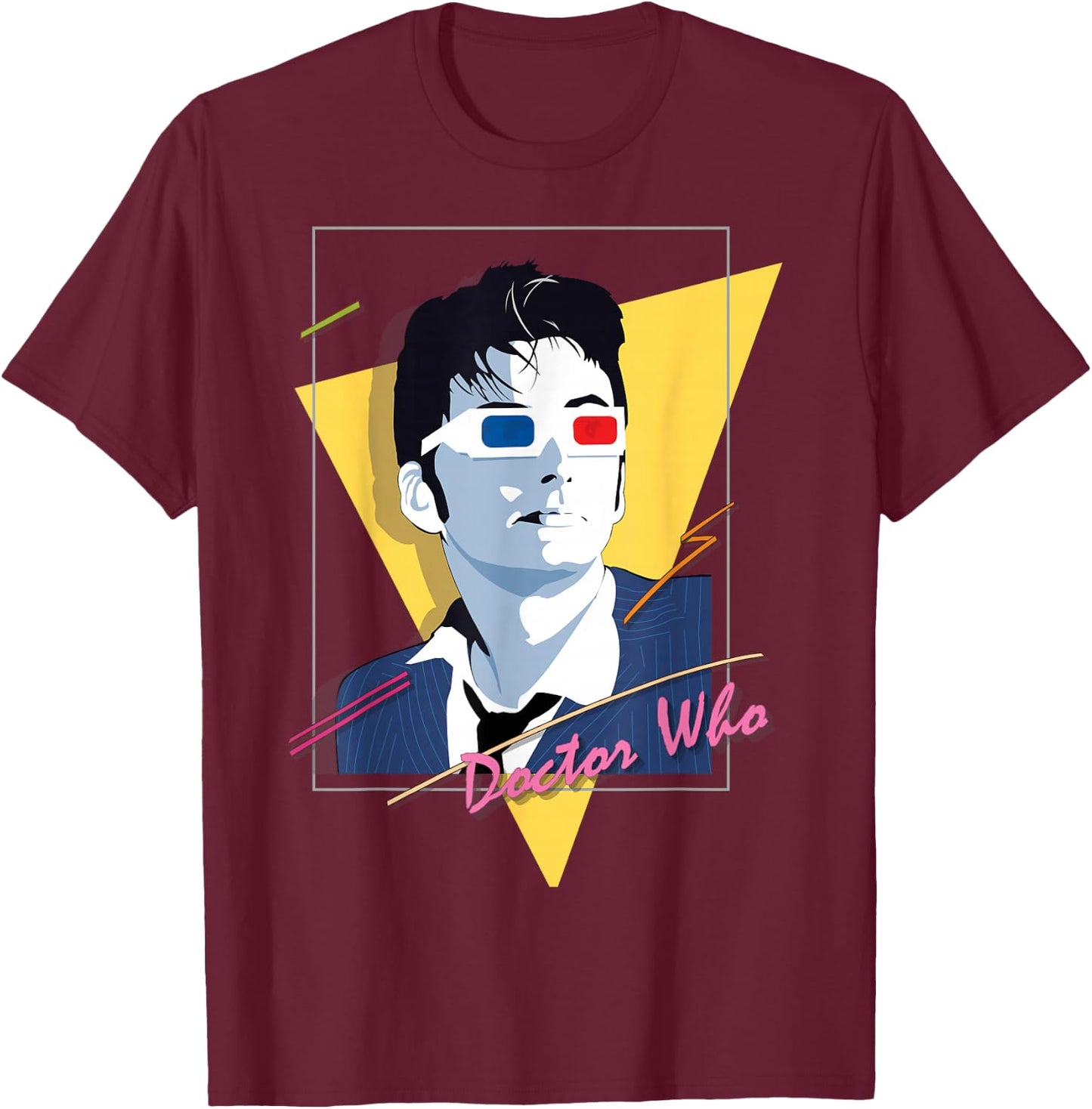 80s Tenant Retro Time Traveller Sci-Fi Fan T-Shirt - T-Shirt | Maroon