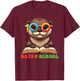 Funny Otter 100th Day Of School Teacher Kids T-Shirt - T-Shirt | Maroon