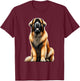 Leonberger Leonbergers T-Shirt - T-Shirt | Maroon