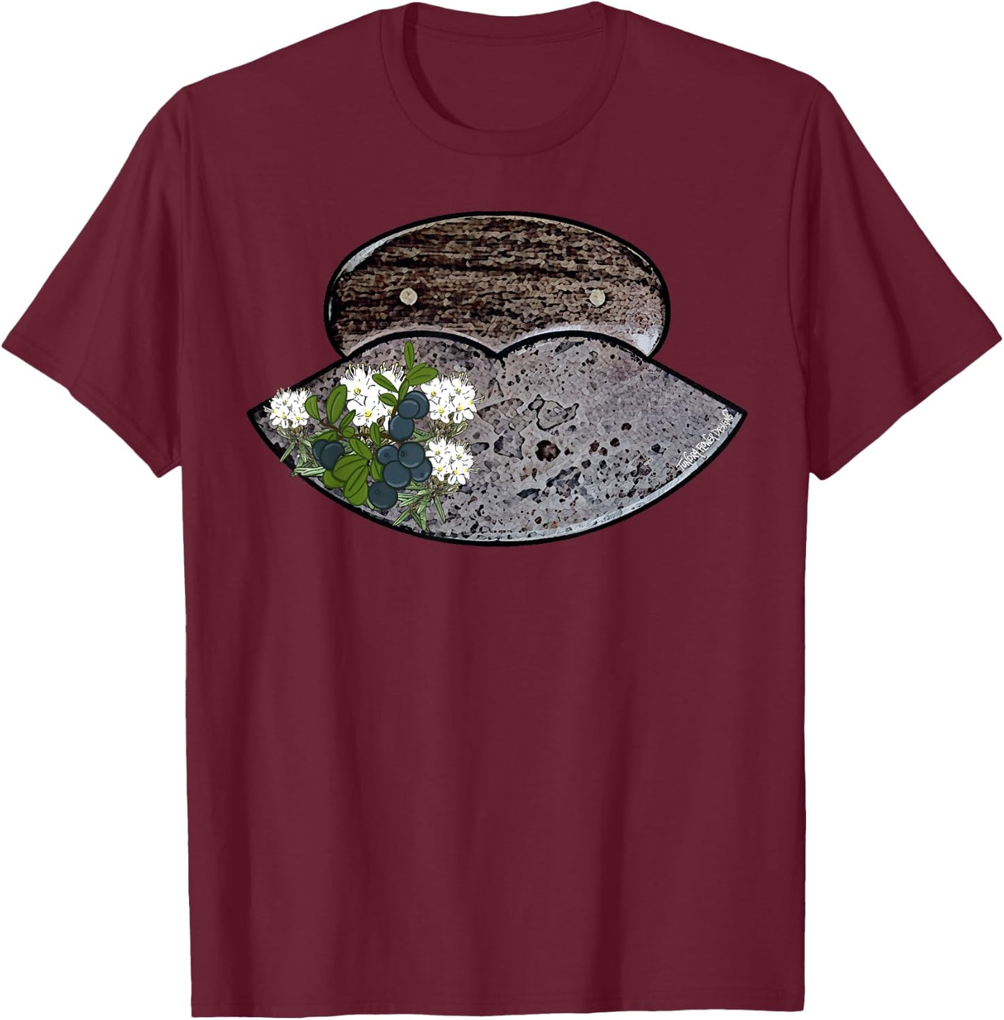 Blue Ulu T-Shirt - T-Shirt | Maroon