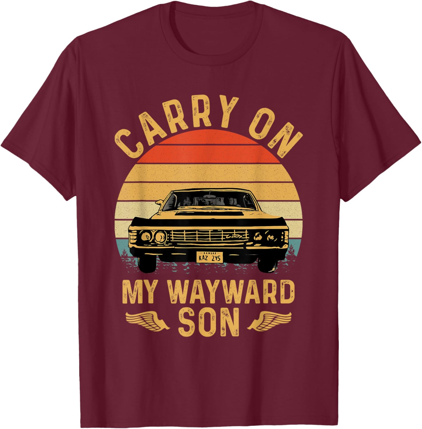 Carry On Classic Art My Wayward Funny Movie Graphic Son T-Shirt - T-Shirt | Maroon