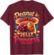 Peanut Butter Jelly Princess T-Shirt - T-Shirt | Maroon