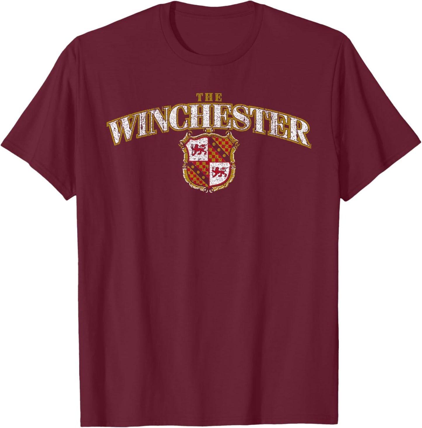 The Winchester Vintage Tavern Movie Horror T-Shirt - T-Shirt | Maroon