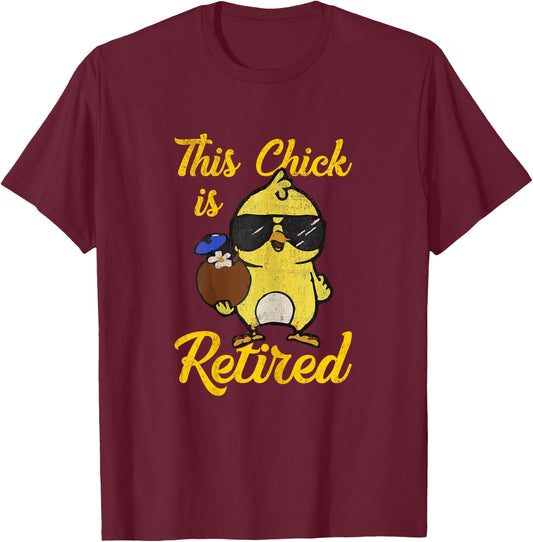 Retired Women - Funny Retirement T-Shirt - T-Shirt | Maroon