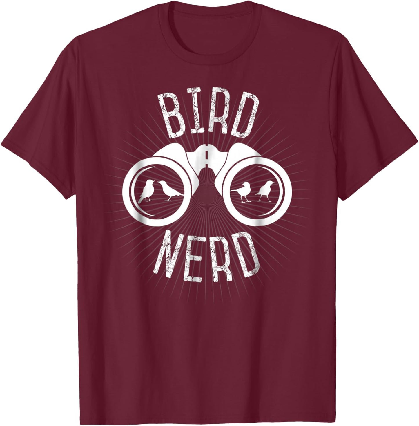 Birdwatcher Gifts, Birdwatching Bird Nerd T-Shirt - T-Shirt | Maroon