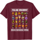 Italian Brainrot Meme Shirt Italian Brainrot Shirts for Kids T-Shirt - T-Shirt | Maroon
