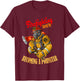 Firefighting saved me becoming a pornstar humor T-Shirt - T-Shirt | Maroon