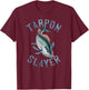 Tarpon Slayer Fishing Gifts for Anglers T-Shirt - T-Shirt | Maroon