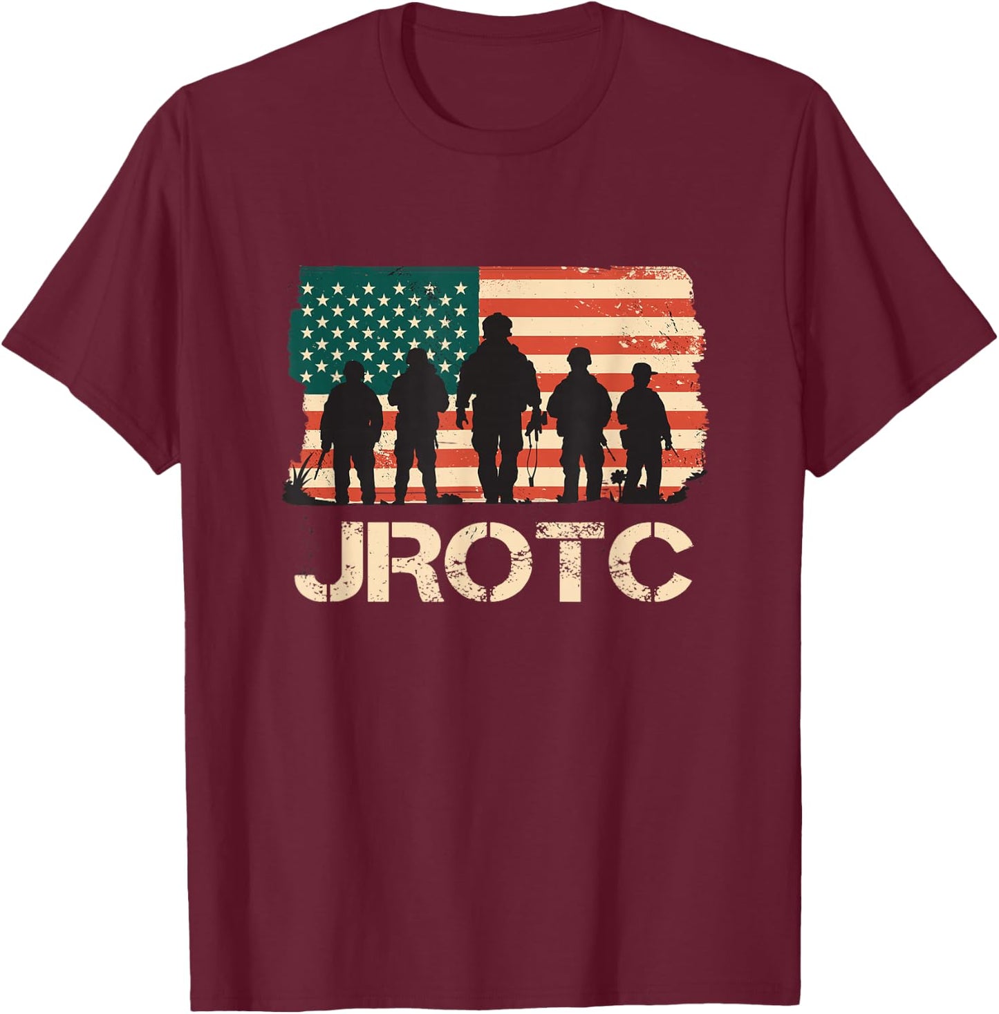JROTC Cadet United States Junior ROTC T-Shirt - T-Shirt | Maroon