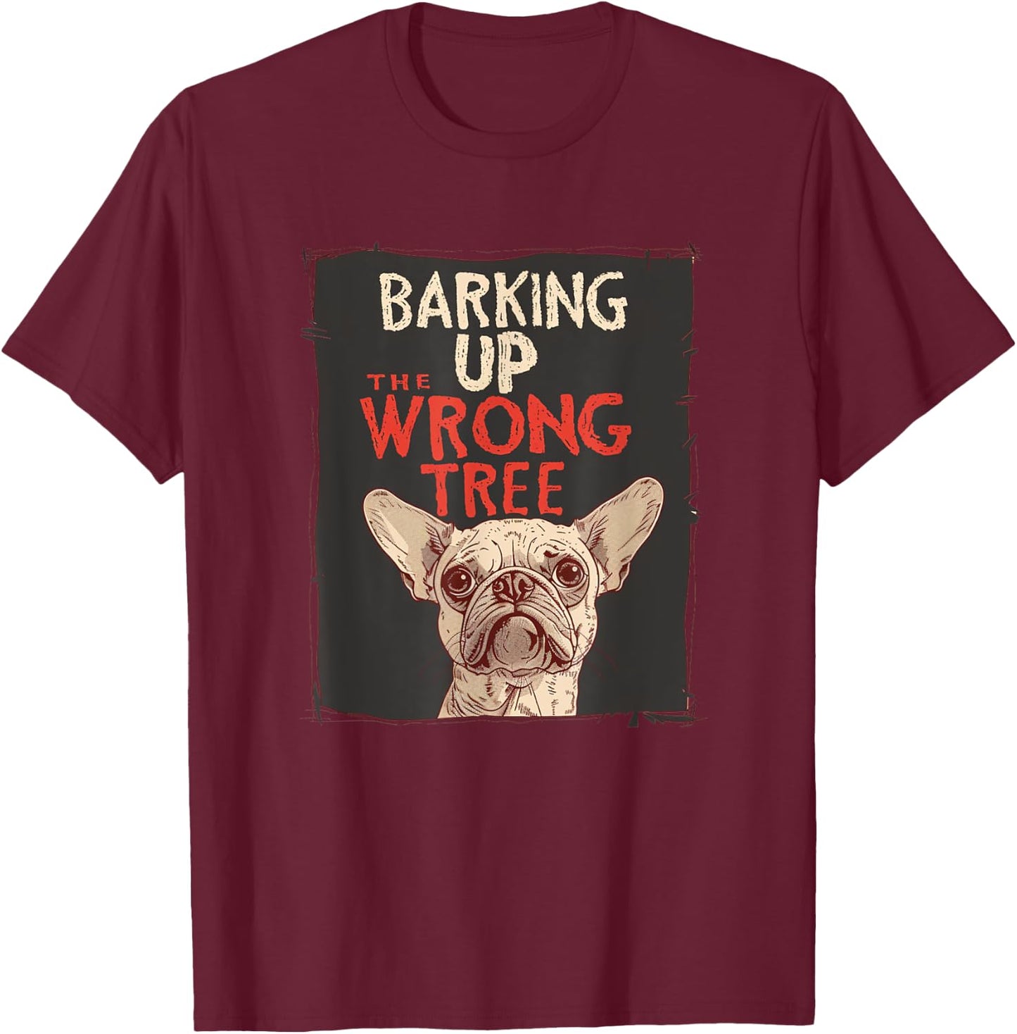 Fun Idiom barking Costume for speech and statement Lovers T-Shirt - T-Shirt | Maroon