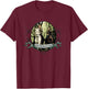 Outlander Banner with Horses T-Shirt - T-Shirt | Maroon