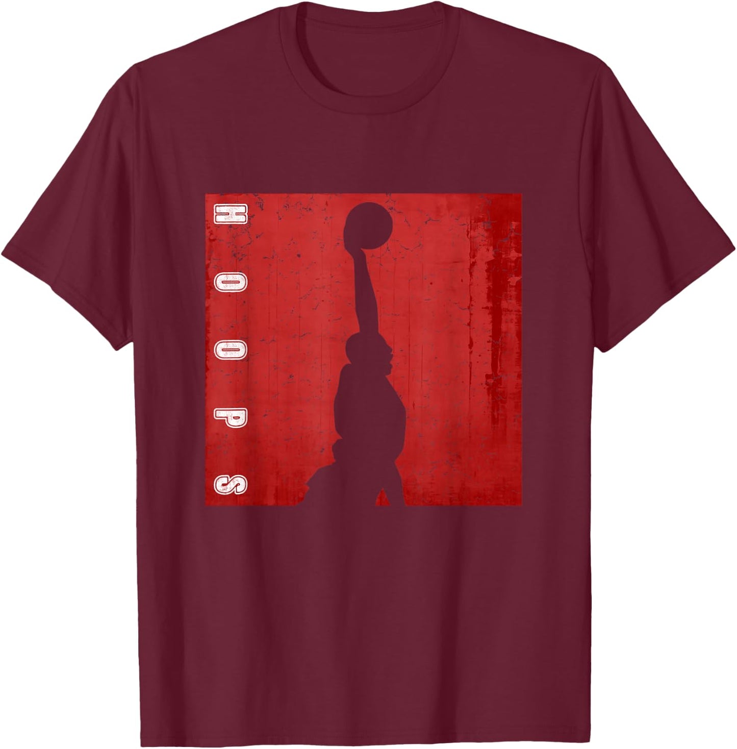 Basketball Apparel - Basketball T-Shirt - T-Shirt | Maroon