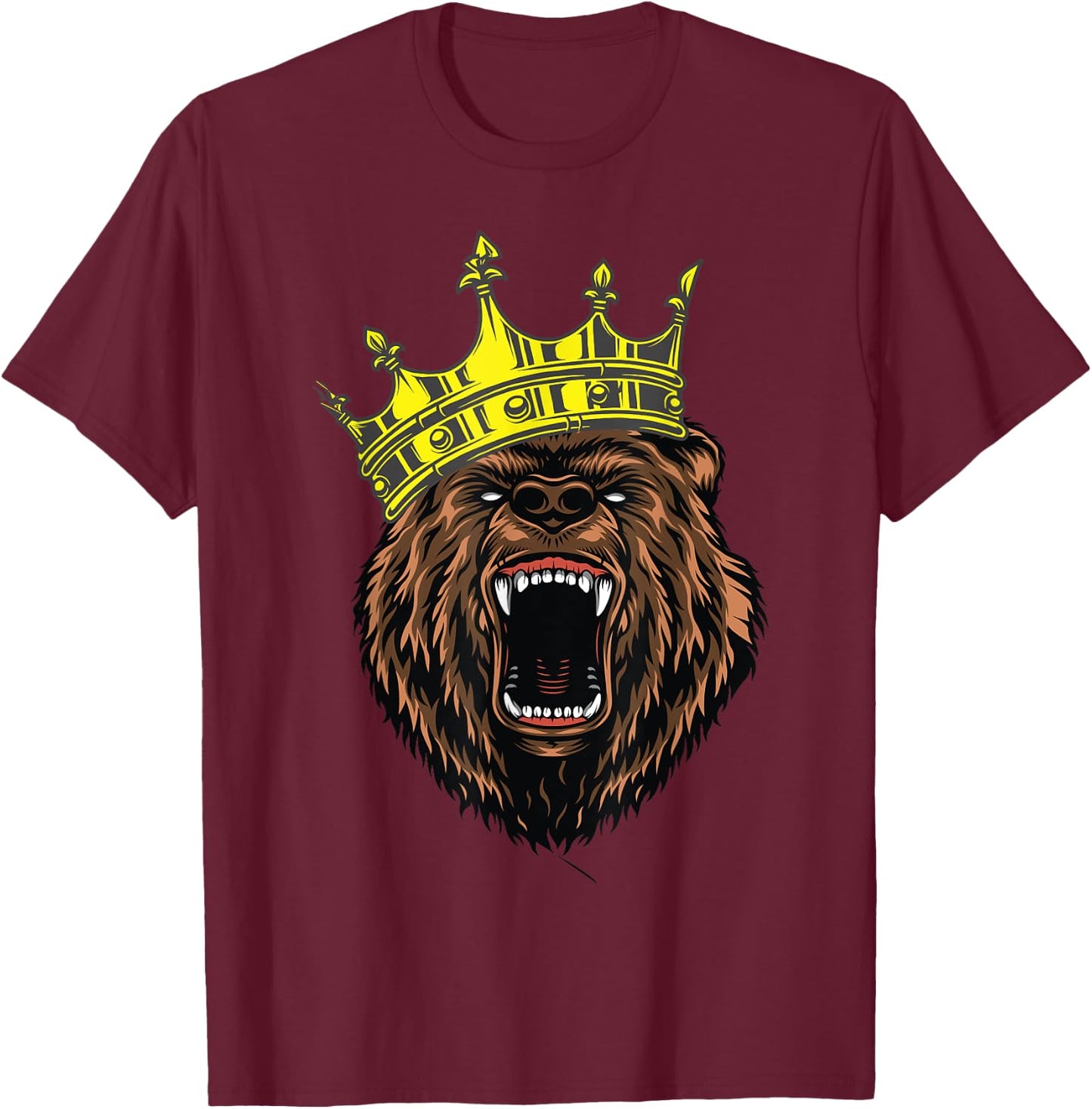 Bear king T-Shirt - T-Shirt | Maroon