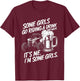 Some Girls Go Riding And Drink Too Much Party Offroad Lover T-Shirt - T-Shirt | Maroon