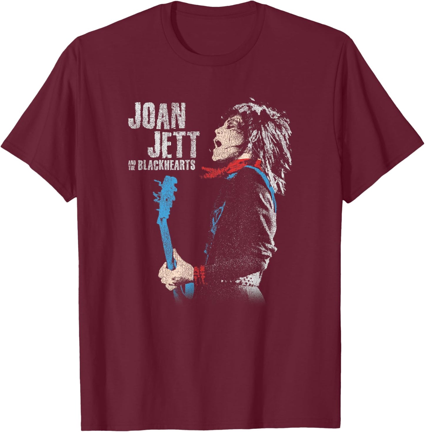 Joan Jett and the Blackhearts - Rocker T-Shirt - T-Shirt | Maroon