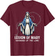 Legion Of Mary Our Lady Catholic T-Shirt - T-Shirt | Maroon