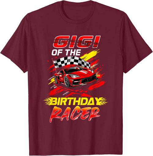 Gigi Of The Birthday Racer Race Car Party Family Matching