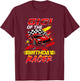 Gigi Of The Birthday Racer Race Car Party Family Matching T-Shirt - T-Shirt | Maroon