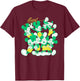 Disney Mickey Mouse Retro Classic Poses T-Shirt - T-Shirt | Maroon