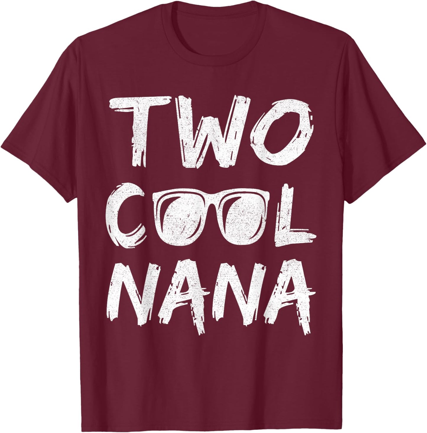 Nana Of The Birthday Boy Two Cool 2nd Bday Family Matching T-Shirt - T-Shirt | Maroon