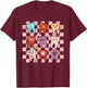 Dental Valentines Cute Teeth Hugging Heart Dentist T-Shirt - T-Shirt | Maroon