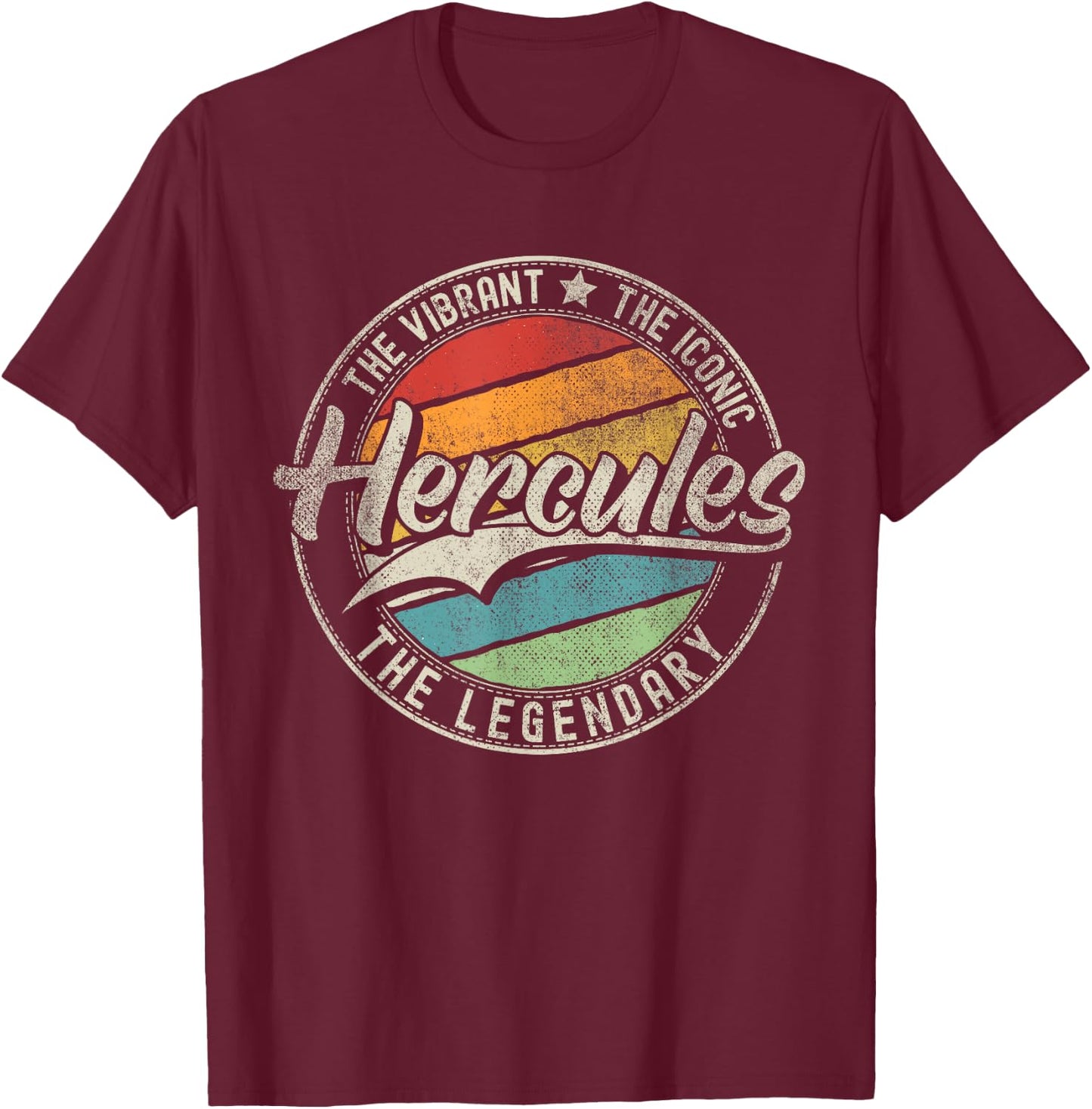 Hercules CA | California | Vintage Distressed , Small, Black T-Shirt - T-Shirt | Maroon