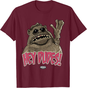 Nab1804 -Adults Grey Cartoon Animal Retro - Small - Call Me Chet, Weird Chet T-Shirt - T-Shirt | Maroon