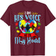 Autism Mom Shirt Autism Awareness Shirt Cute T-Shirt - T-Shirt | Maroon