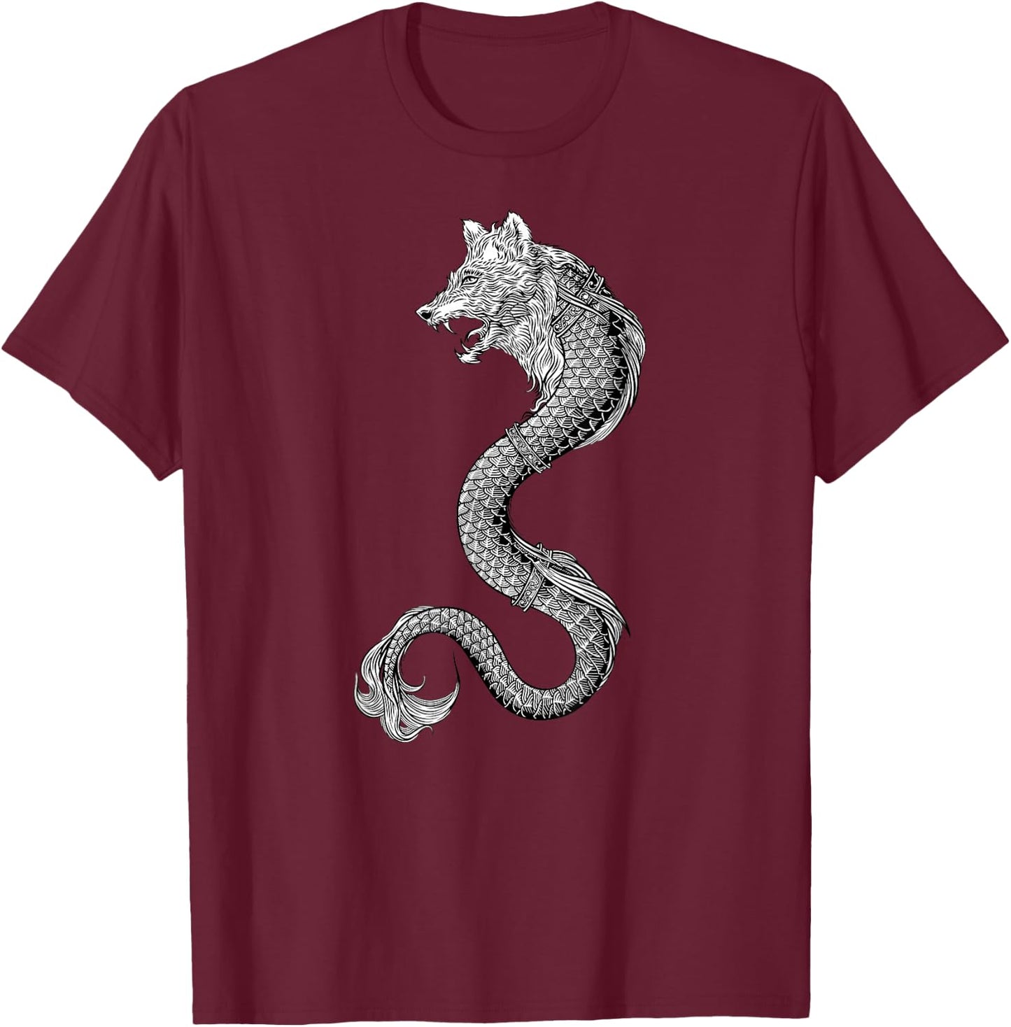 Dacian Wolf or Dacian Draco Romanian Standard T-Shirt - T-Shirt | Maroon