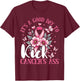 Breast Cancer Awareness, Kick Cancer's Ass, Positive Message T-Shirt - T-Shirt | Maroon
