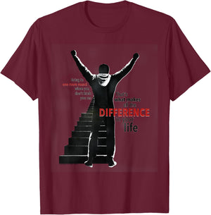 Rocky Makes All The Difference T-Shirt - T-Shirt | Maroon