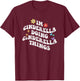 Personalized Name Mothers Day outfit Retro Groovy Im Cinderella Doing Cinderella Things Funny T-Shirt - T-Shirt | Maroon