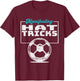 Inspirational Soccer Design Manifesting Hat Tricks T-Shirt - T-Shirt | Maroon