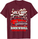 Sock Hop Rock and Roll Fabulous Fifties Rockabilly Greaser T-Shirt - T-Shirt | Maroon