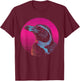 Penguin Vaporwave Aesthetic Vintage Synthwave 80s 90s Retro T-Shirt - T-Shirt | Maroon