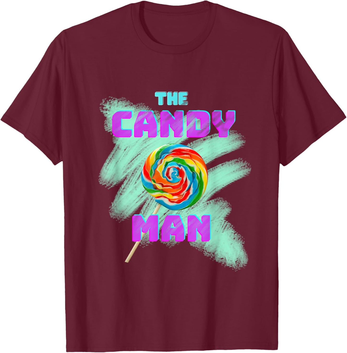 The Candy Man T-Shirt - T-Shirt | Maroon