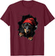 Funny Christmas Dog Lover Dog Owner Xmas Dachshund Dogs T-Shirt - T-Shirt | Maroon